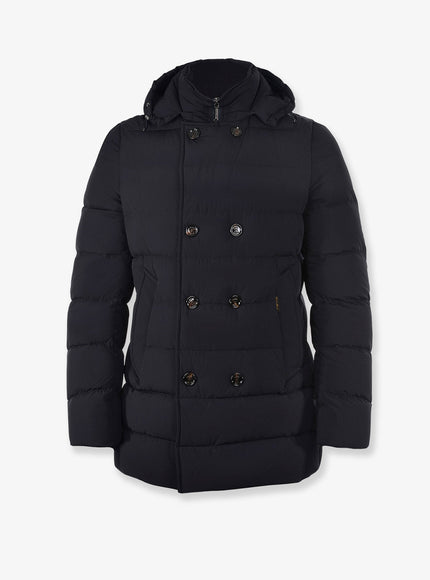 Moorer Florio-Kn Padded And Quilted Nylon Dark Blu