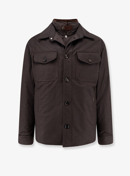 Moorer Duino -Ll Padded Jacket Brown