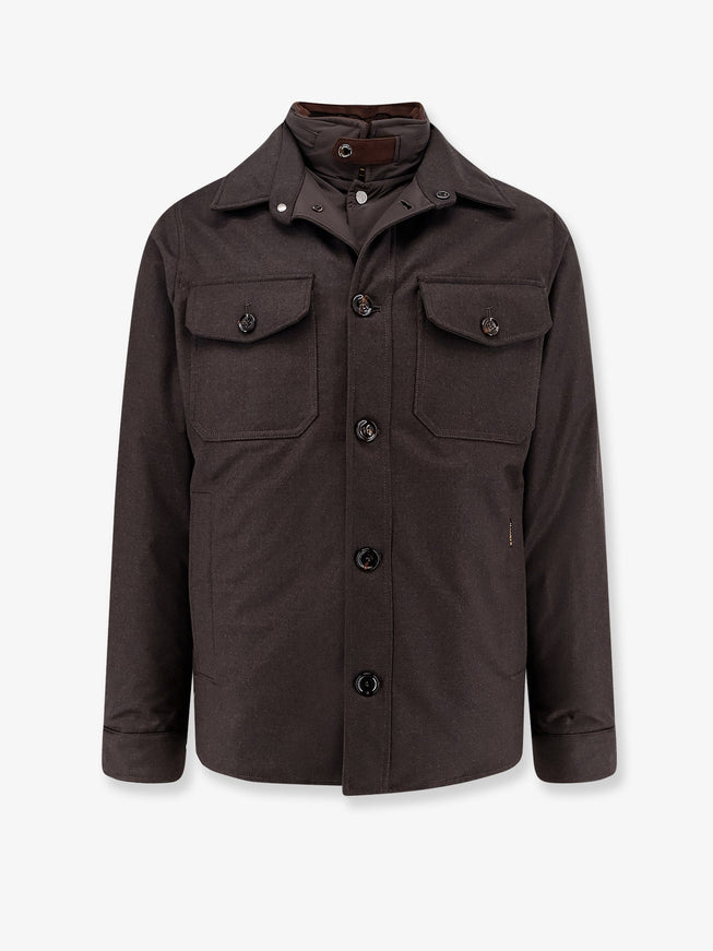 Moorer Duino -Ll Padded Jacket Brown