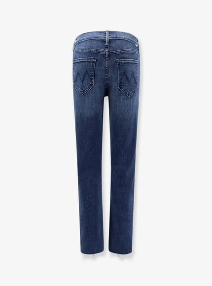 Mother Mid Rise Dazzler Ankle Fray Jeans