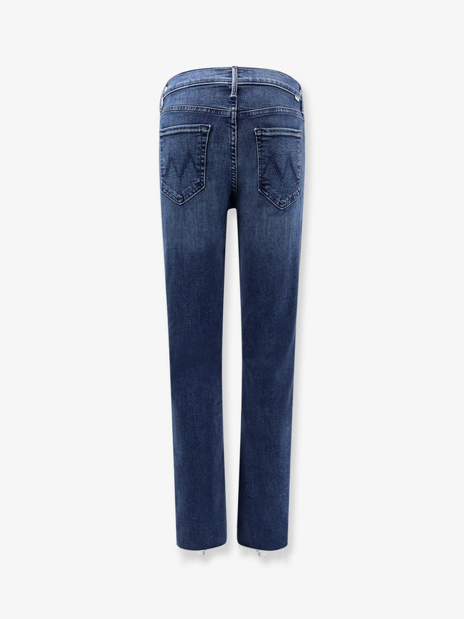 Mother Mid Rise Dazzler Ankle Fray Jeans