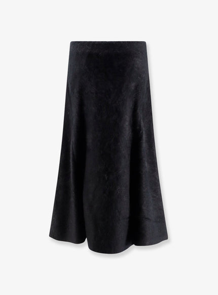 Nude Cashmere Midi Skirt