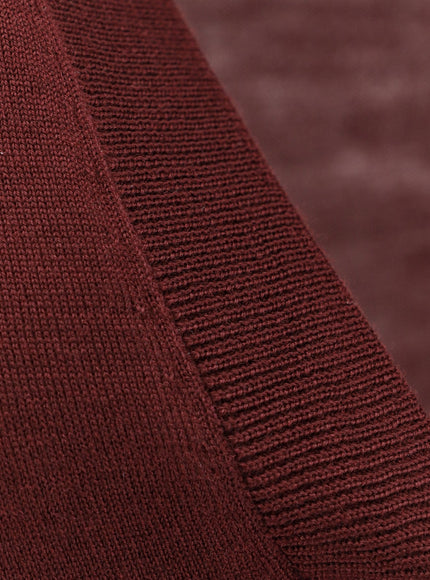 Nude Virgin Wool Maxi Polo Shirt