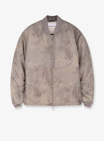 Oamc Peacemaker Minimal Printed Fabric Bomber Foliage Print