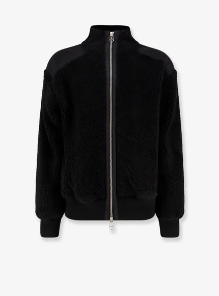 Oamc Peacemaker Fleece Synthetic Fur Bomber Black