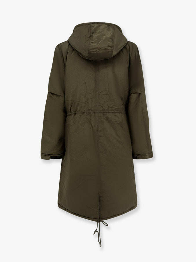 Oamc Peacemaker Padded Nylon Long Jacket