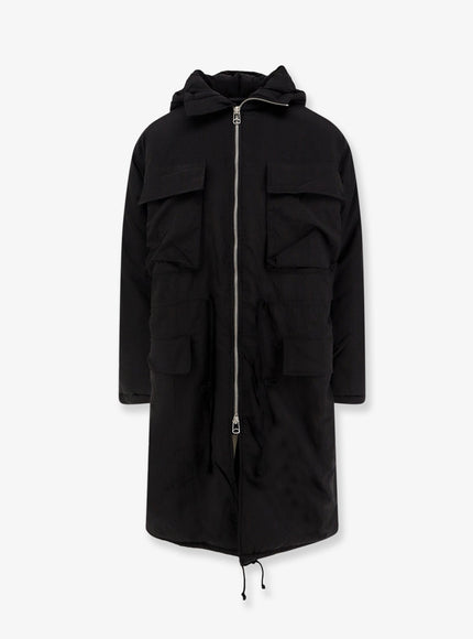 Oamc Peacemaker M65 Nylon Padded Down Jacket Black