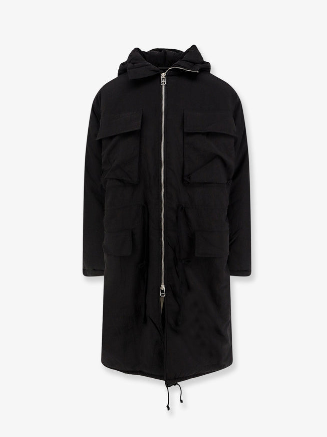 Oamc Peacemaker M65 Nylon Padded Down Jacket Black