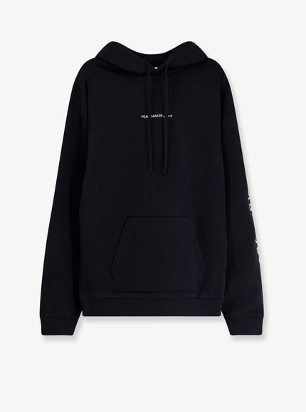 Oamc Peacemaker Felpa In Cotone Black