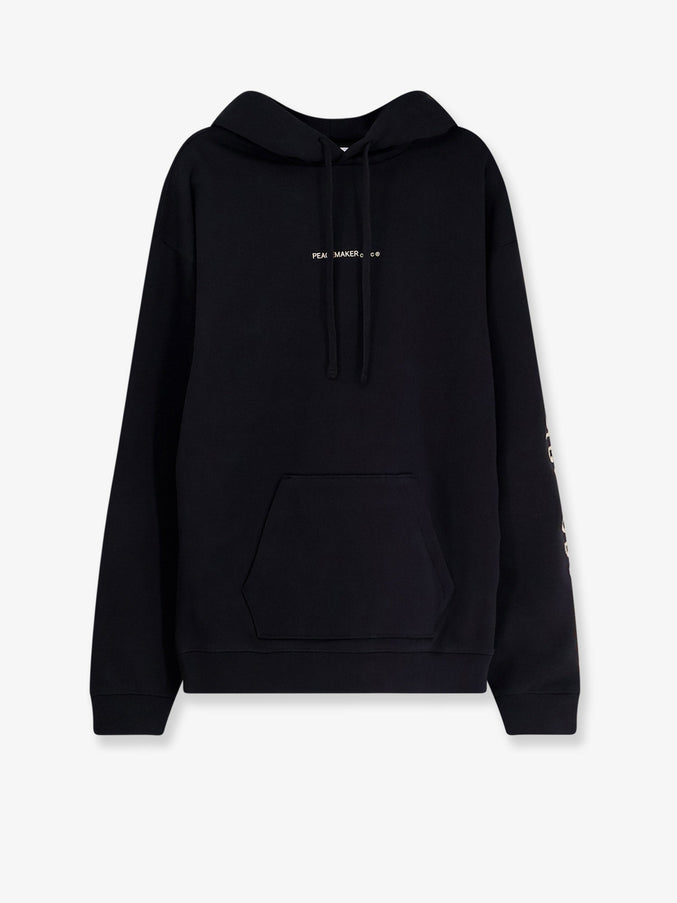 Oamc Peacemaker Felpa In Cotone Black