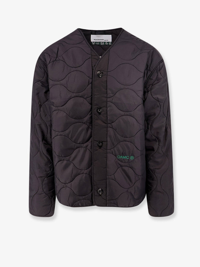 Oamc Peacemaker Compact Liner Quilted Jacket Black
