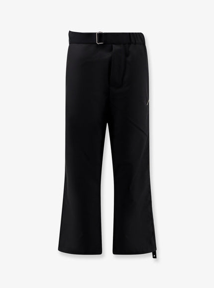 Oamc Peacemaker Regs Wool Blend Trousers Black