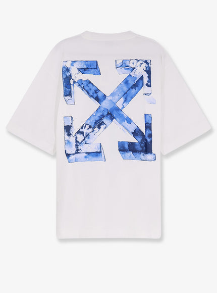 Off White Cloudy Arrow Skate Cotton T-Shirt