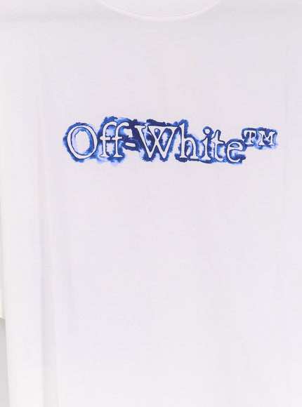 Off White Cloudy Arrow Skate Cotton T-Shirt