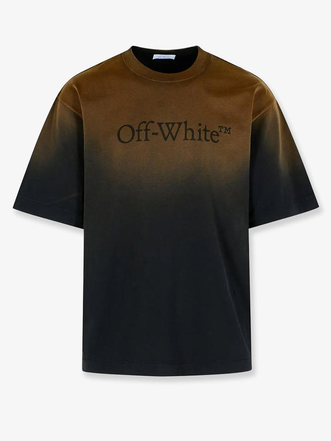 Off White Cloudy Arrow Skate Cotton T-Shirt Dirty Black - Dirt