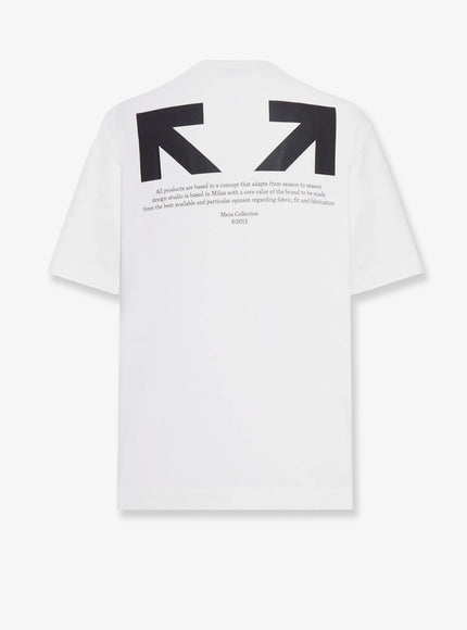 Off White Cloudy Arrow Skate Cotton T-Shirt