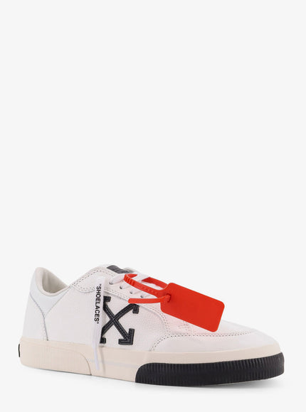 Off White Vulc Low Leather Low-Top Sneakers