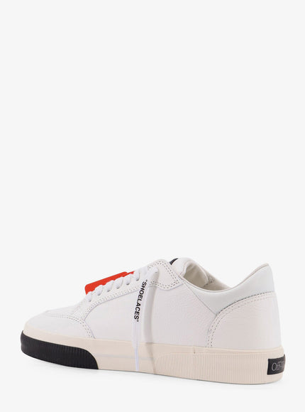 Off White Vulc Low Leather Low-Top Sneakers
