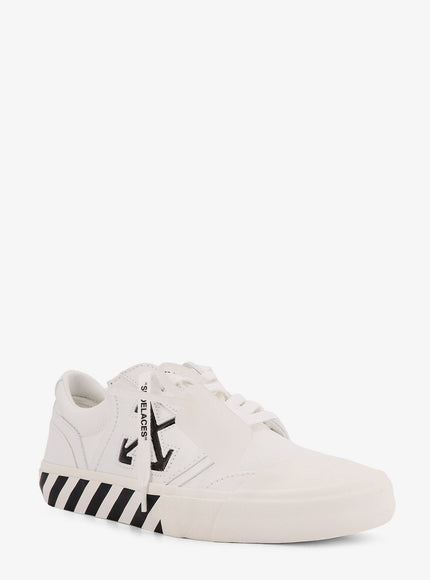 Off White Vulc Undercut Canvas Low-Top Sneakers