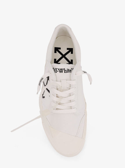 Off White Vulc Undercut Canvas Low-Top Sneakers