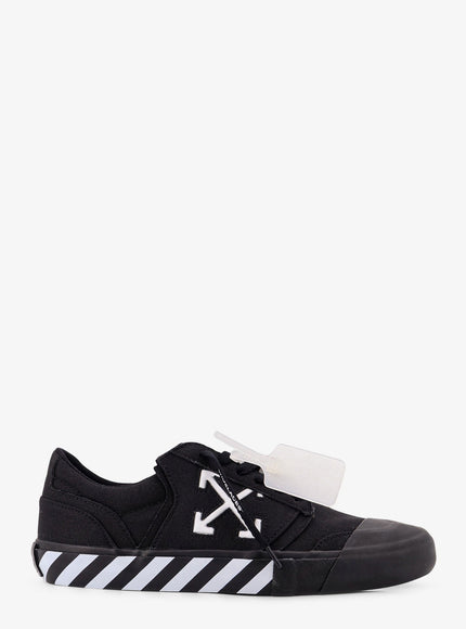 Off White Vulc Undercut Canvas Low-Top Sneakers Black - White