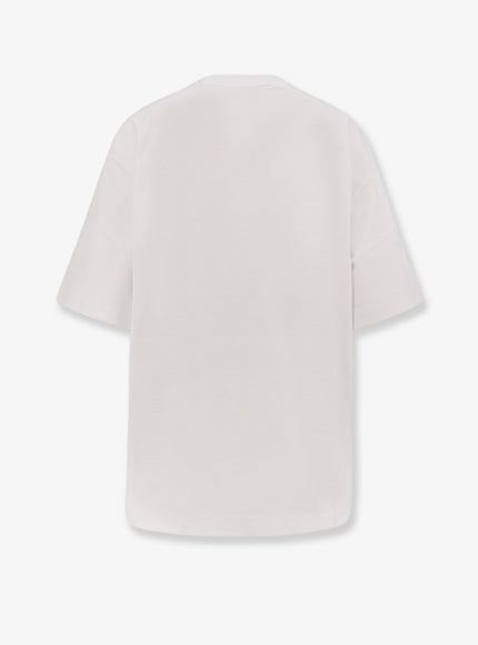 Off White Cotton T-Shirt