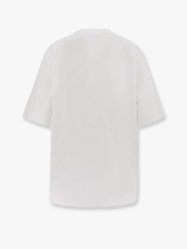 Off White Cotton T-Shirt