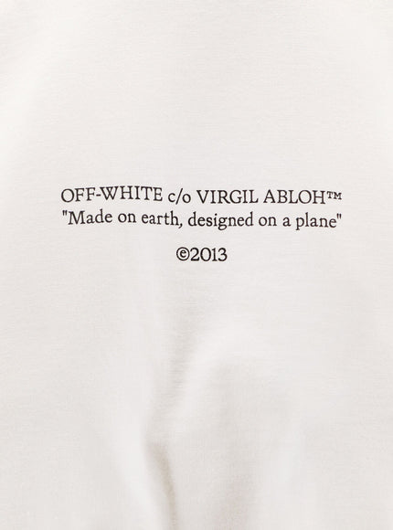 Off White Cotton T-Shirt