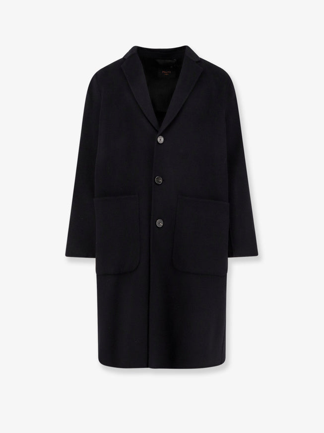 Palto' Camern Db Wool Blend Coat Nero