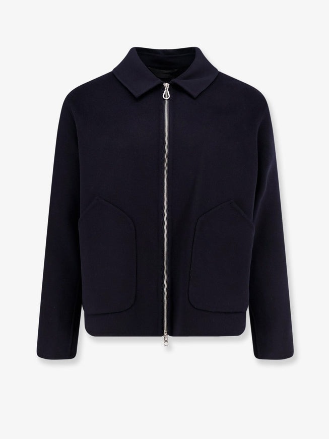 Palto' Dante Db Wool Blend Coat Blu