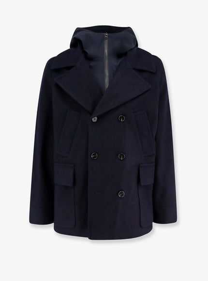 Palto' Double-Breasted Wool Coat Nero