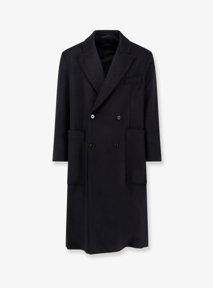 Palto' Ganzo Wool And Cashmere Coat Nero
