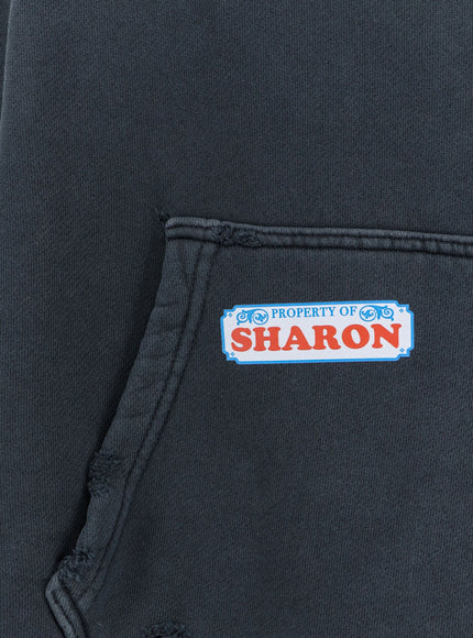 Paly Paly Cotton Sweatshirt With Destroyed Effect