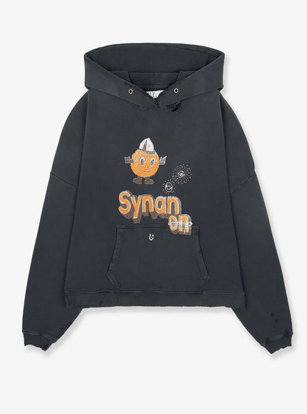 Paly Synanon Vintage Cotton Sweatshirt Black