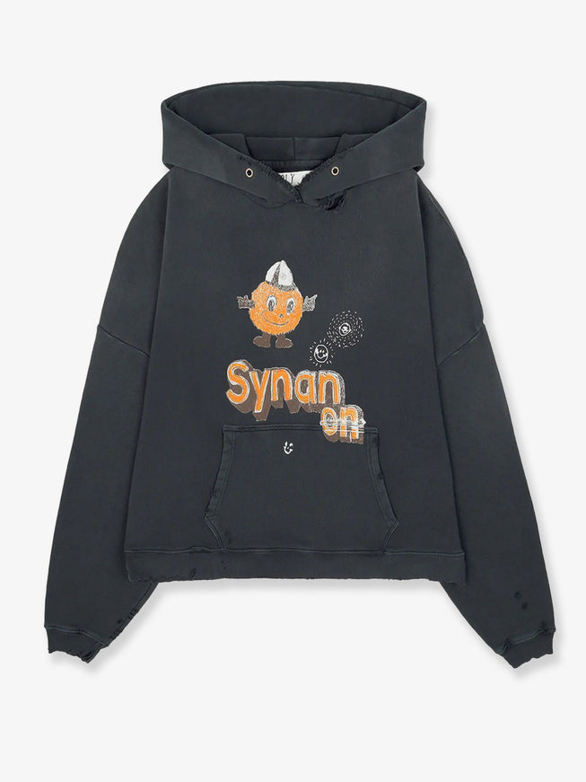 Paly Synanon Vintage Cotton Sweatshirt Black