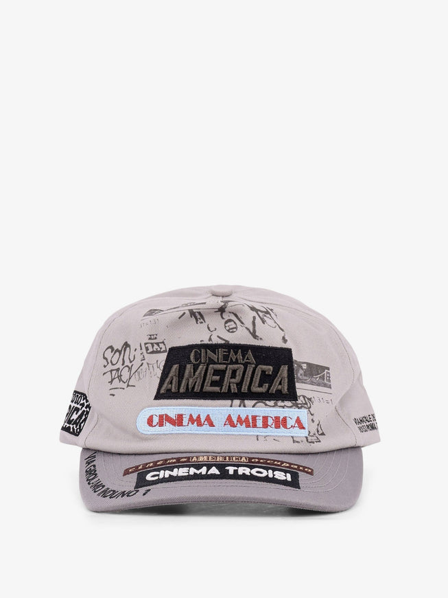 Paly Cinema Troisi 5 Panel Cotton Hat Uni Grey