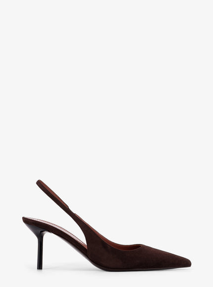 Paris Texas Lidia Suede Slingback Ebano