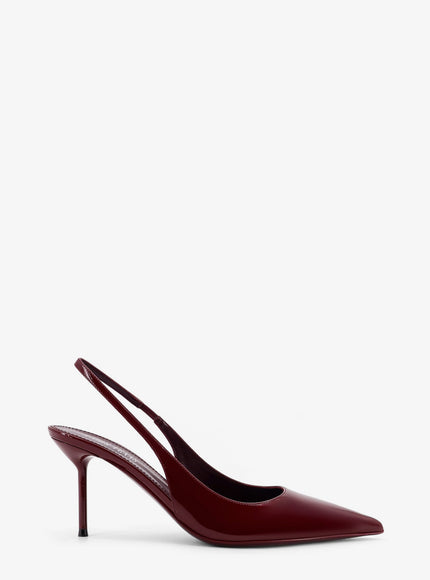 Paris Texas Lidia Suede Slingback Rouge Noir