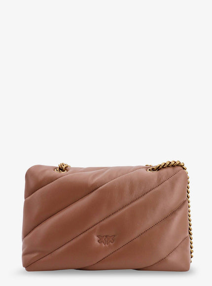 Pinko Love Puff Classic Matelassé Leather Shoulder Bag
