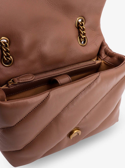Pinko Love Puff Classic Matelassé Leather Shoulder Bag