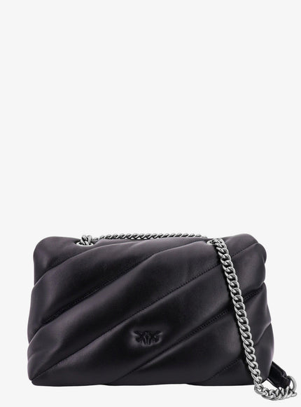 Pinko Love Puff Classic Matelassé Leather Shoulder Bag