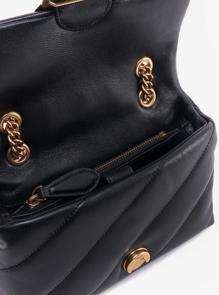 Pinko Love Puff Mini Matelassé Leather Shoulder Bag