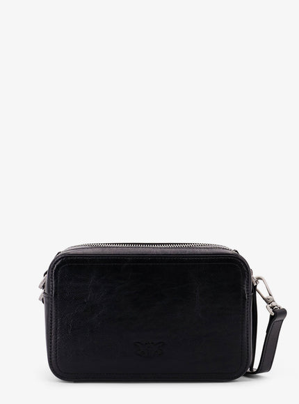 Pinko Carrie Leather Shoulder Bag