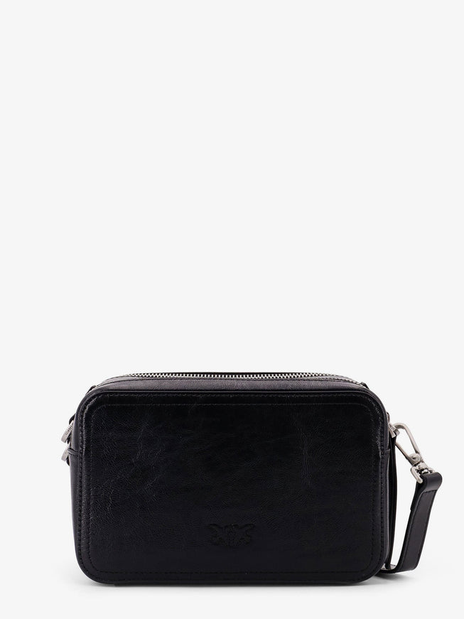Pinko Carrie Leather Shoulder Bag