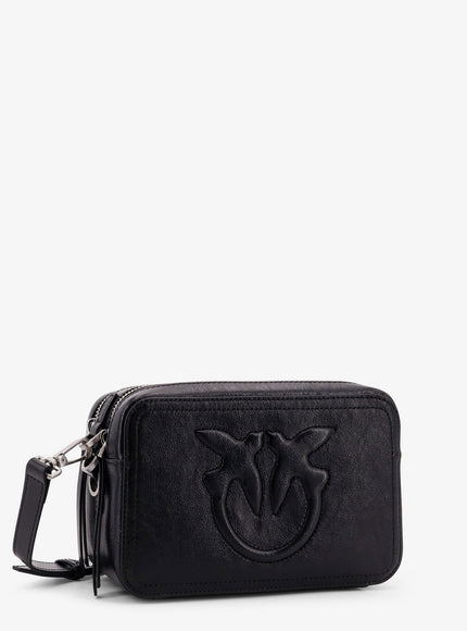 Pinko Carrie Leather Shoulder Bag