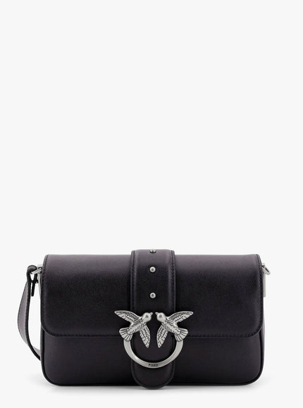 Pinko Love One Mini Leather Shoulder Bag Uni Nero