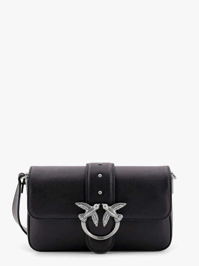 Pinko Love One Mini Leather Shoulder Bag Uni Nero