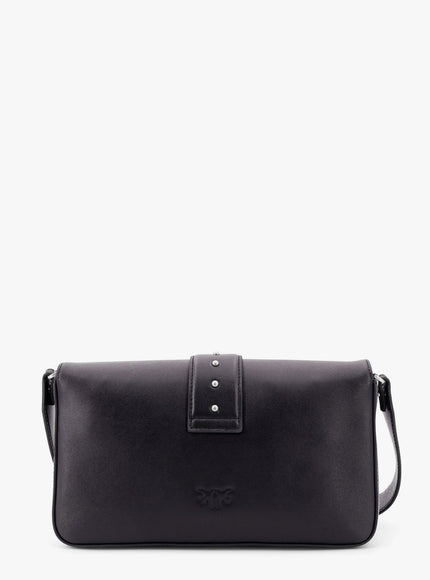 Pinko Love One Classic Leather Shoulder Bag