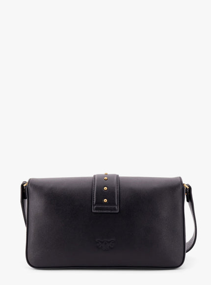 Pinko Love One Classic Leather Shoulder Bag
