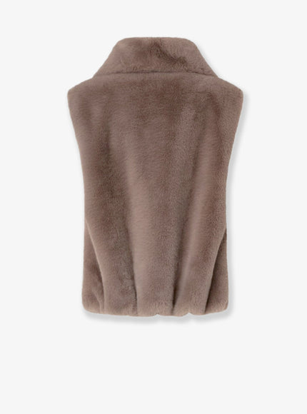 Pinko Deyn Faux Fur Sleeveless Jacket